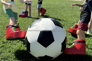 Chaussures de vitesse gonflables géantes, grosses bottes en mousse souple en PVC, chaussures de football gonflables géantes pour la construction d'équipe, jeu de football - Product Image 4