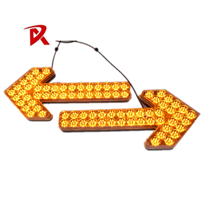 LED yanıp sönen sinyal kartı ile taşınabilir ok ışık güvenlik uyarı trafik ışığı işaretleri lamba