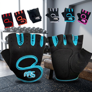 Unisex Half Finger Gym <b>Gloves</b> Lightweight Breathable Gel Padded Weight Lifting Sports - Product Image 2