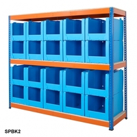 Bacs de rangement en PP empilables et emboîtables à ouverture frontale, fabriqués à partir de matériaux recyclés, tailles personnalisées pour le stockage des chaussettes