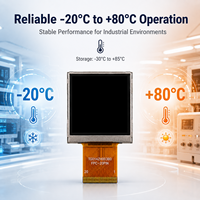 Módulo de Pantalla LCD TFT de 1.44 Pulgadas 128x128, MCU de 8 Bits ST7735S, 20 Pines, 250 Nits, -20~80 ° C para Equipos de Control Industrial Integrados