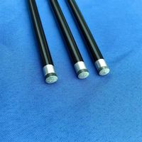 Stik Biliar Snooker OEM Kustom Berkualitas Tinggi dengan Shaft Serat Karbon Stainless Steel, Ringan, Desain Tip 10.5mm