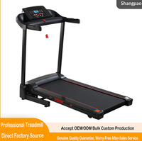 Tapis de course 1.0HP avec bande antidérapante, robuste, sûr et stable, pliable, pour usage familial et domestique, petit appareil de fitness