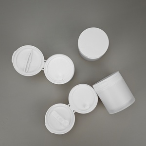 50ml 80ml 100ml 120ml 200ml Screw Top Cap Double Wall Cosmetic Facial Cleansing PP <b>Plastic</b> <b>Jar</b> Cotton Pads Packaging - Product Image 5