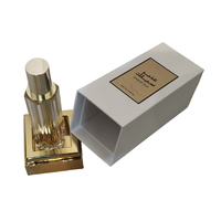 Boîte cadeau haut de gamme en carton doré, rigide et durable, avec pelliculage mat et gaufrage, pour vernis à ongles/huile, en matériaux recyclés