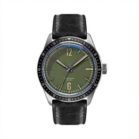 Montres mécaniques de loisirs pour hommes personnalisables avec mouvement automatique japonais NH35 36, résistance à l'eau 20ATM