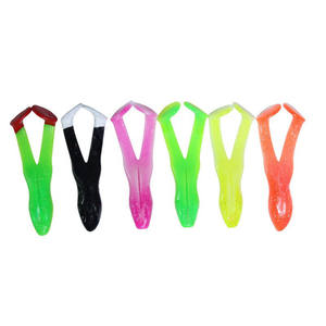 4 pièces pêche souple grenouille leurre appât Simulation grenouille tête de serpent leurre pour bar brochet musqué tête de serpent aiguillat - Product Image 2