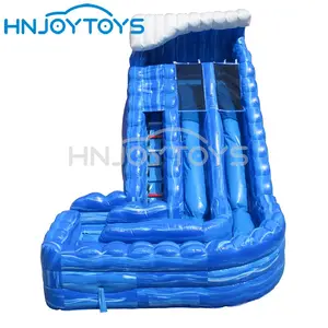 20ft tall double lane water slide for rent cheap paddling pool with slide factory direct sale adult slide heyeasyuse