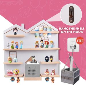 Một Ngôi nhà hình dạng từ kệ gỗ đứng đồ chơi hiển thị gỗ tonie Hộp kệ - Product Image 5