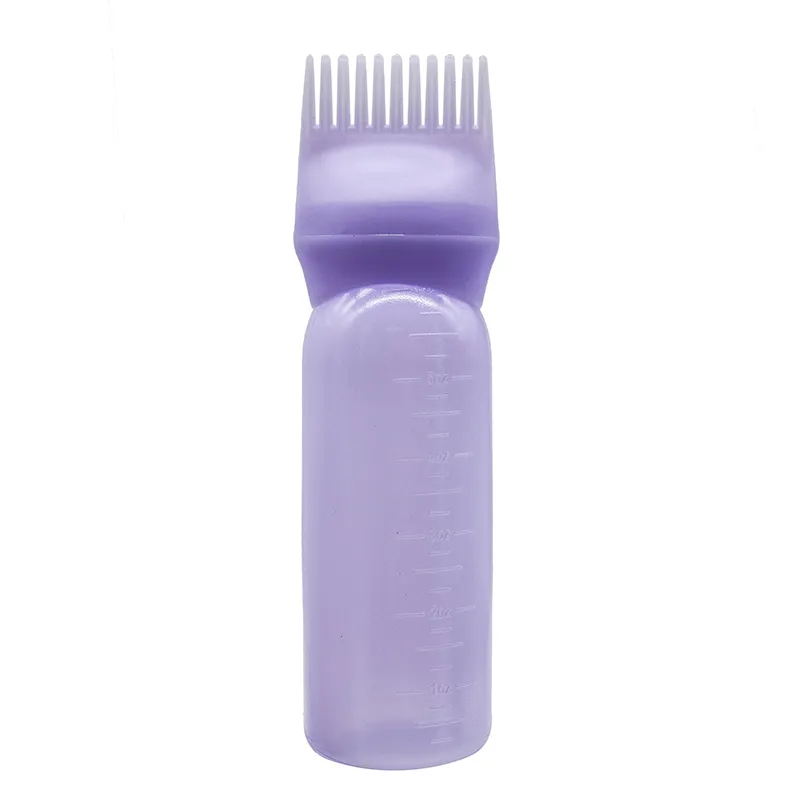 Großhandel Salon Haarfarbe Styling Tools Kunststoff Färbe flasche mit Pinsel Applikator