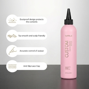 Botella <span class=keywords><strong>de</strong></span> Plástico Vacía con Boquilla Puntiaguda <span class=keywords><strong>de</strong></span> 120ml, 240ml, 360ml, Color Rosa Personalizado, <span class=keywords><strong>para</strong></span> Aceite <span class=keywords><strong>de</strong></span> Crecimiento Capilar y Sueros <span class=keywords><strong>para</strong></span> el Cuidado del Cuero Cabelludo - Product Image 2