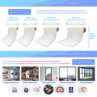 Película Inteligente PDLC para Ventanas de Hogar, 91% de Transparencia, Película Inteligente Autoadhesiva para Puertas Interiores, Película Inteligente PDLC para Vidrio