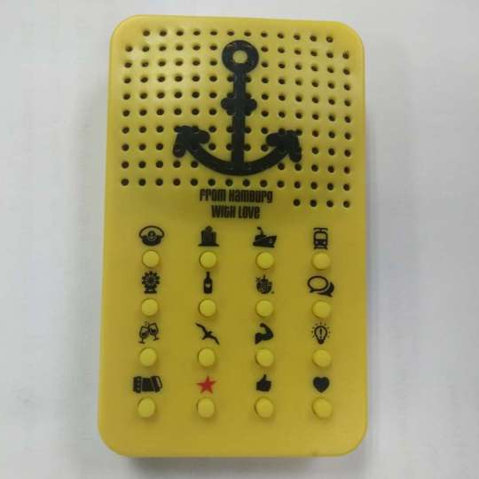Customizable 16-Button Music Box Recordable USB Funny Talking Sound Unique 16-Keys Effect Machine AG13