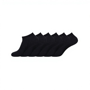 <b>Black</b> <b>Ankle</b> Sports <b>Socks</b> Low Cut Athletic Casual <b>Socks</b> Breathable Quick Dry Knitted Stock for Daily Wear - Product Image 2
