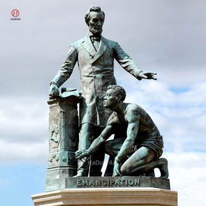 Giardino all'aperto a grandezza naturale famosa figura umana scultura in bronzo <span class=keywords><strong>presidente</strong></span> e senza paura statua della ragazza - Product Image 6