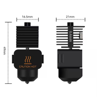Kit Hotend dengan Nozzle Baja Keras 0.2/0.4/0.6/0.8mm untuk Printer 3D Bambu Lab A1 Mini |   Peningkatan Ekstrusi Suhu Tinggi