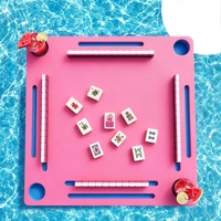 Table de Mahjong flottante pour piscine, plateau pour jeux de cartes, Mahjong, Poker, Scrabble, Dominos, Fournitures pour fêtes estivales à la plage