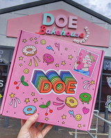 Boîtes à biscuits écologiques de couleur rose avec inserts, pour desserts, gâteaux au chocolat, traiteur, boulangerie, sushis, pique-nique, emballage en papier