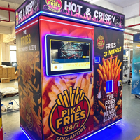 Máquina Expendedora de Papas Fritas y Pollo Iplaysmart Personalizada, Autoservicio 24h, Pantalla Táctil de 32 Pulgadas, Gran Venta