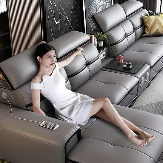 China neue trend Weiß günstige moderne leder sofa set mit leder sofa set wohnzimmer möbel