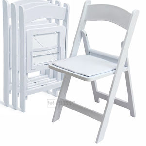 Gran oferta, silla plegable de resina blanca, Material plástico portátil, silla de jardín y Hotel de PP para bodas y fiestas al aire libre - Product Image 6
