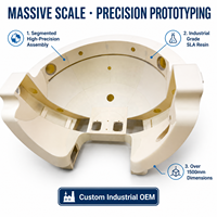 Gaojie OEM, fabrication industrielle de boîtiers de dispositifs médicaux en ABS de grande taille, services de fraisage CNC 3D, pièces en plastique, prototypage rapide