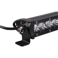 Barre lumineuse LED incurvée 3D à faisceau spot, super fine, 12V 24V, simple rangée, 25 31 44 50 20 pouces