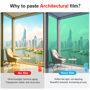 <span class=keywords><strong>Film</strong></span> de protection solaire pour vitres de maison, 99% de rejet des UV, occultation forte, isolation thermique, <span class=keywords><strong>film</strong></span> transparent vert pour vitres de bâtiment - Product Image 5
