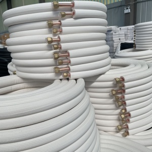 1/4 "+ 3/8" 1HP система кондиционера холодильная изоляция медная труба Соединительная гибкая труба резиновый шланг - Product Image 3