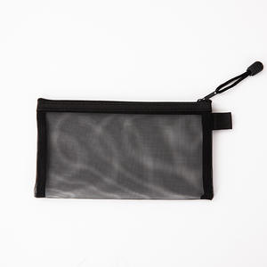 Kotak pensil jala bening dengan retzipper kapasitas besar kantong pena transparan untuk siswa, perlengkapan sekolah, hadiah promosi - Product Image 2