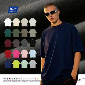 Fabricante de Ropa OEM, Camisetas de Verano de Alta Calidad para Hombre, Cuello Redondo, Manga Corta, Personalizadas, de Tela Gruesa - Product Image 2