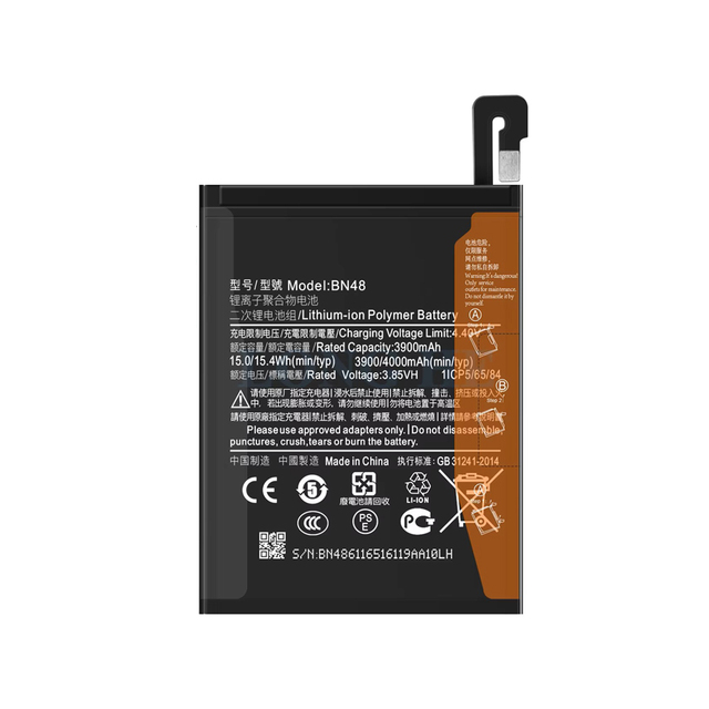 OEM BN48 for Xiaomi Redmi Note 6 Pro 4000mAh 3.85V Replacement Battery