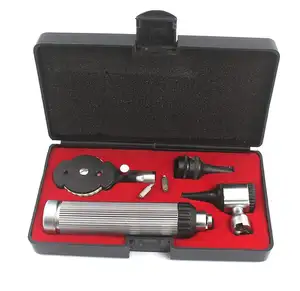 ENT Set, otoskop ve oftalmoskop + 2 ücretsiz ampul, ücretsiz taşıma çantası