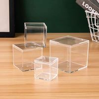 Couvercle de boîte distributeur en acrylique écologique pour masques jetables Trous de montage mural pour sac émèse-Porte-accessoire jetable