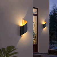 Applique murale LED moderne Décoration simple Applique murale extérieure en aluminium IP65 Étanche Chevet Forme cylindrique