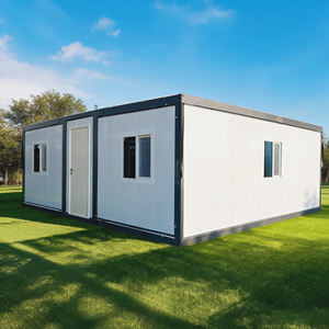 Maison conteneur extensible écologique à faible coût, 2, 3, 4 ou 5 chambres, préfabriquée en forme de A, avec mobilier - Product Image 1