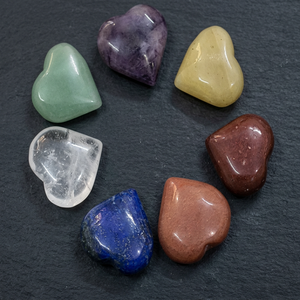 Petites pierres précieuses artisanales polies en turquoise en forme de cœur, thème Amour & Reiki, artisanat semi-précieux - Product Image 6