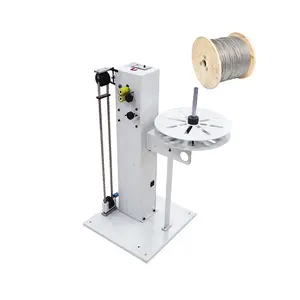 Full Automatic Wire Coil Tension Pay Off Machine cable pre feeder machine 15KG Spool Reel wire Feeder