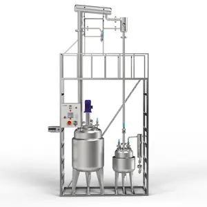 Valuen 100L Fractional Distillation Of Essential Oils Fractional Distillation Unit Stainless steel rectification