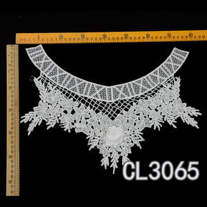 Coton Appliques Blanc Venise Dentelle Au Crochet Col pour la <span class=keywords><strong>couture</strong></span> - Product Image 3