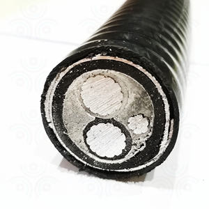 Câble d'alimentation blindé en cuivre toronné 500 MCM 2 AWG 3 conducteurs pour certificat CSA <span class=keywords><strong>TECK</strong></span> 90 XLPE 6 Gauge - Product Image 6