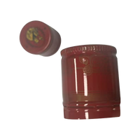 Bouchons de bouteille de vin en aluminium Topack anti-fuite ROPP 30x35mm, fermetures en aluminium avec doublure en PE pour whisky, vodka, spiritueux