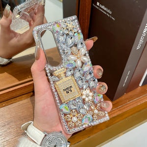 Zfold4 étui luxueux diamant Fold3 adapté à la coque de téléphone Samsung Z Fold5 offrant une couverture de boîtier d'expérience de pliage haut de gamme - Product Image 6