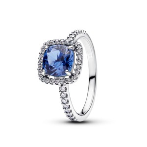 Anillo <span class=keywords><strong>de</strong></span> Plata <span class=keywords><strong>de</strong></span> Ley S925 con Halo Cuadrado Brillante <span class=keywords><strong>de</strong></span> <span class=keywords><strong>Pandora</strong></span>, Anillo <span class=keywords><strong>de</strong></span> Circonita <span class=keywords><strong>para</strong></span> <span class=keywords><strong>Mujer</strong></span>, Joyería Fina - Product Image 3