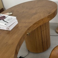 Bureau de campagne au design moderne et personnalisable en bois naturel Mobilier de salon Table à thé d'appoint modulaire pour usage domestique