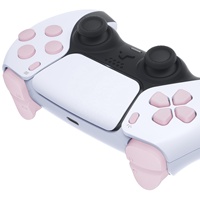 Kit complet de boutons roses DIY (D-pad, R1, L1, R2, L2, Share, Options, Face) pour manette PS5 BDM-030/040/050