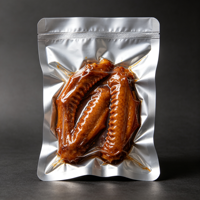Sachet à soufflet latéral laminé PE/PET avec valve pour café, idéal pour l'emballage de grains de café torréfiés et de feuilles de thé