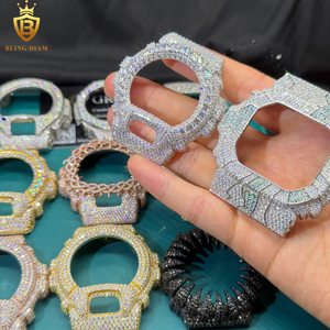 <span class=keywords><strong>Orologio</strong></span> di Lusso HipHop <span class=keywords><strong>DW</strong></span>/GM6900/GA2100 con Lunetta in Argento 925 e Moissanite VVS, Cassa Iced Out per Uomo e <span class=keywords><strong>Donna</strong></span>, Certificato GRA - Product Image 2