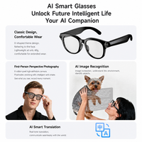 Lunettes de traduction intelligentes M89 AI, enregistrement vidéo 8MP, double caméra, UV400, assistant vocal, traduction en temps réel, son haute fidélité