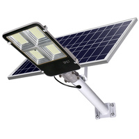 100W 150W 200W 300W Guangzhou a mené les réverbères solaires a mené les lumières solaires extérieures de jardin Polonais a mené les réverbères solaires, réverbères